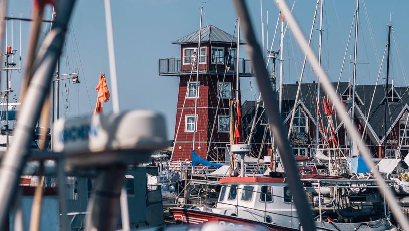 Udsigtstårn på Bagenkop Havn